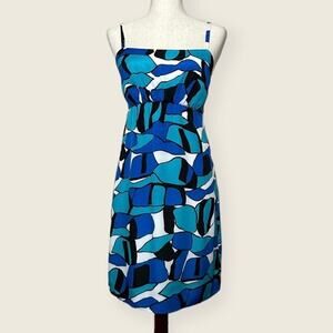 NWT | Susana Monaco | Audrey Sleeveless Dress | Blue/Black | Size 4